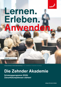 Zehnder Akademie Schulungsbroschüre