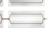 Plug-in connection, Suspended ceiling systems, Closed ceilings, Connection, Ceiling radiation panel, Plasterboard, Press connection, welded connection, Ceiling canvas, closed ceilings