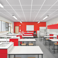 suspended ceiling systems, lay-in-system, Reference, commercial, laboratory, school, office, Closed ceilings